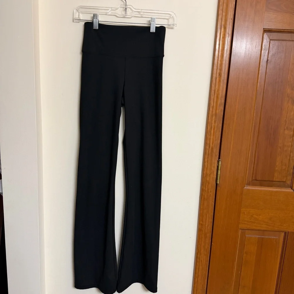 American Eagle Outfitters Black Wide-Leg Flare Pants